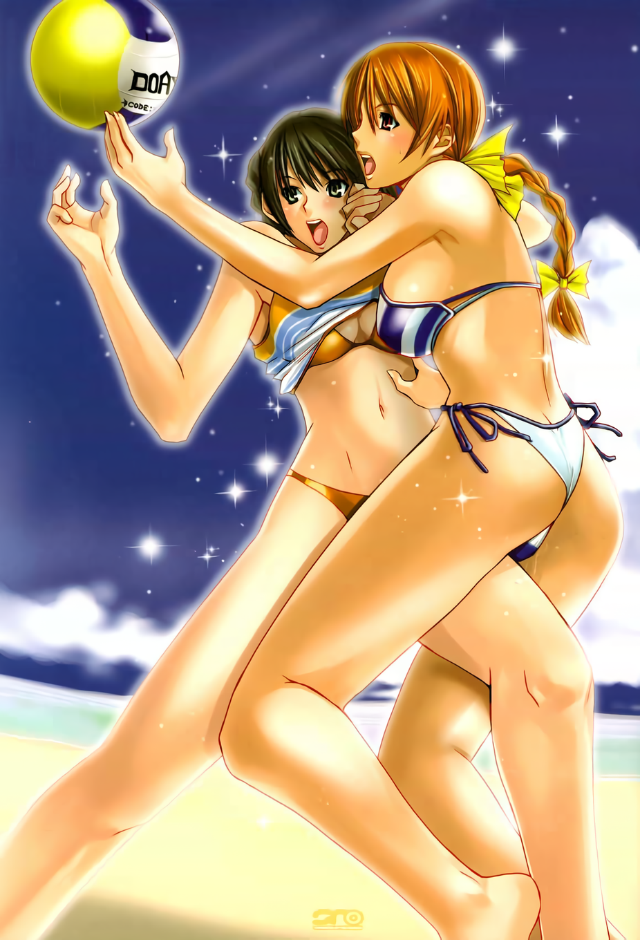 2_girls 诱人的屁股球 赤脚海滩 beach_volleyball 大乳房 比基尼 black_eyes 腮红 辫子 乳房 Brown_eyes butt_crack 天 dead_or_alive dead_or_alive_2 dead_or_alive_3 dead_or_alive_4 dead_or_alive_5 dead_or_alive_6 dead_or_alive_xtreme dead_or_alive_xtreme_2 dead_or_alive_x treme_3 dead_or_alive_xtreme_3_fortune dead_or_alive_xtreme_beach_volleyball dead_or_alive_xtreme_venus_vacation 脚 Female_focus green_hair kasumi kasumi_(doa) kunoichileg_ Between_thighs lei_fang long_hair multiple_girls 肚脐 ohshima_ryo ooshima_ryou 张开嘴 Orange_hair 外侧侧领带_比基尼下装硅胶鞋底 条纹比基尼 条纹衣服 泳衣 tecmo 舌头排球 排球_(物体) wedgie