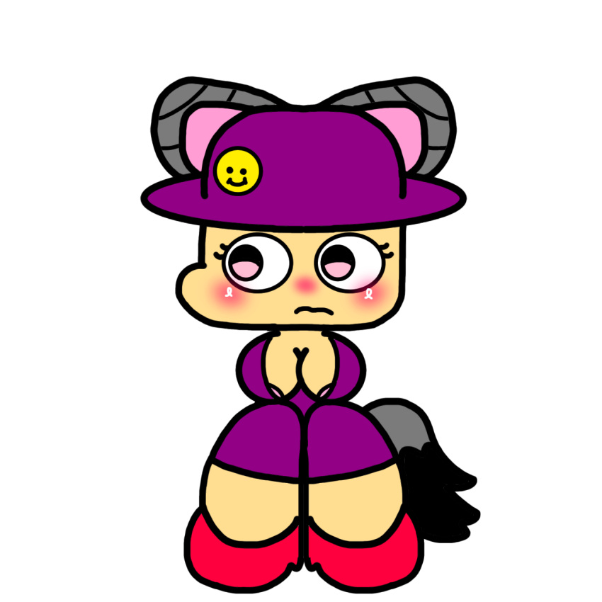 脸红 乳房 dave_and_bambi_mod 毛茸茸的耳朵 毛茸茸的尾巴 oc Pink_shoes