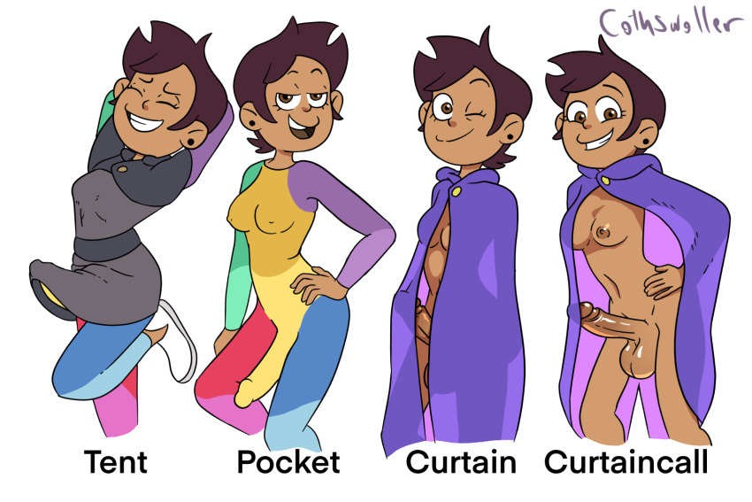 1futa乳晕 big_penis 紧身衣裤 无底乳房 斗篷 休闲服装 cock_sleeve_(衣服) cock_sock cothswoller 窗帘_call_challenge 深色皮肤_futanari 深色_皮肤 english_text 勃起 勃起_under_clothes 完全穿着 futa_only futanari genitalwear 人类looking_at_viewer luz_nocedamostly_nude乳头 no_sexouter穿苍白皮肤的阴茎 阴茎_悬挂的阴茎 穿紧身衣的阴茎 阴茎_内衣 投球_帐篷 校服 单人站立 直_头发 帐篷 文字 the_owl_house 制服