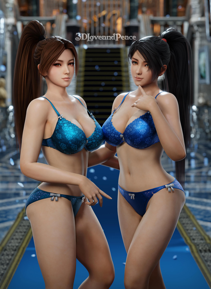 2_girls 3dloveandpeace 诱人裸腿 大胸 比基尼 黑发 交叉 dead_or_alive dead_or_alive_6 dead_or_alive_xtreme dead_or_alive_xtreme_2 dead_or_alive_xtreme_3_fortune dead_or_alive_xtreme_beach_volleyball dead_or_alive_xtreme_venus_vacation king_of_战士 女忍者红叶 ninja_gaiden shiranui_mai snk tecmo