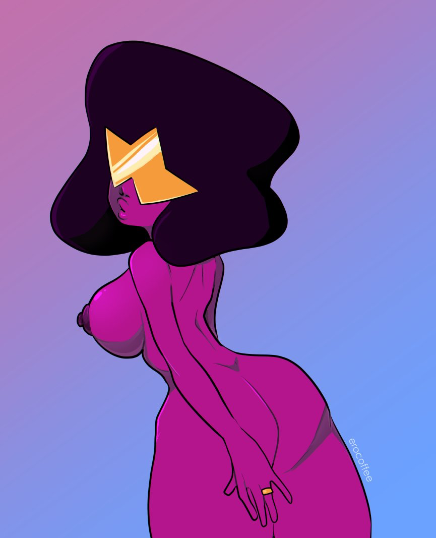 1girl 1girl 1girls 乳晕 屁股 大乳房 乳房 卡通网络 erocoffee Female_only 石榴石_(steven_universe) 眼镜looking_at_viewerlooking_back 裸体_女性乳头 裸体 裸体 裸体_女性 open_mouth 环 sideboob 独奏_女性 steven_universe