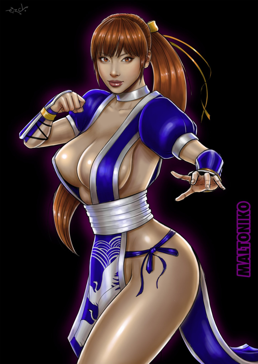 1girl 诱人的 大乳房 棕色眼睛 棕色头发 乳沟 dead_or_alive dead_or_alive dead_or_alive_2 dead_or_alive_3 dead_or_alive_4 dead_or_alive_5 dead_or_alive_6 dead_or_alive_xtreme dead_or_alive_xtreme_2 dead_or_alive_xtreme_3_fortune dead_or_alive_xtreme_beach_排球 dead_or_alive_xtreme_venus_vacation high_res kasumi kasumi_(doa) 嘴唇 long_hairlooking_at_viewer maltoniko pelvic_curtain 马尾辫 Short_sleeves sideboob silf tecmo