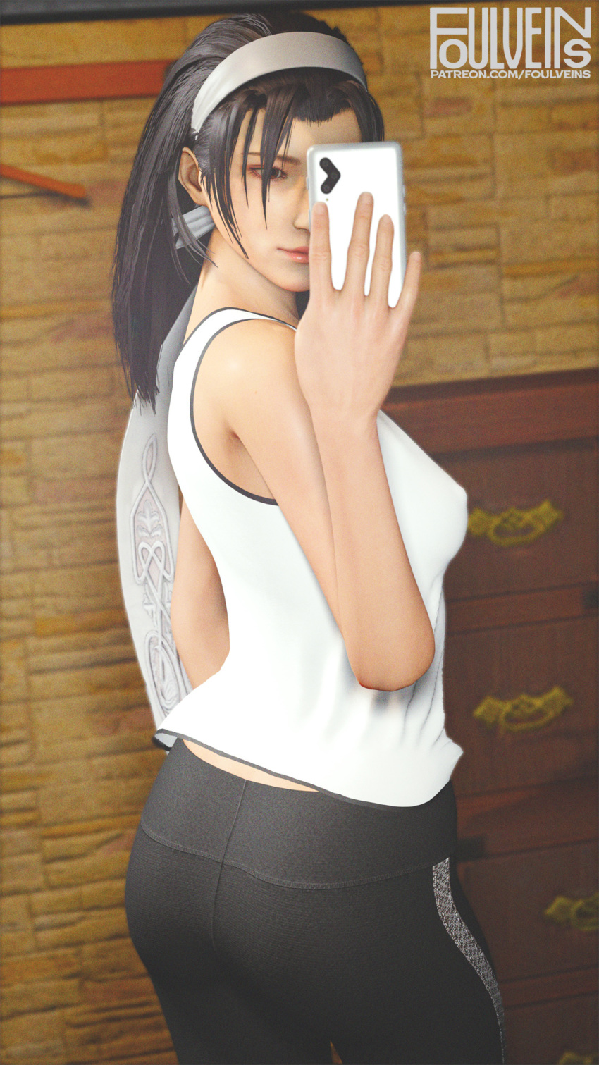 1girl 诱人的屁股 bandai_namco black_hair 乳房 Brown_eyes 衣服格斗游戏 污静脉 jun_kazama kaza_jun 成熟熟女 namco namco_bandai 电话 self_shot selfpic sfw tekken tekken_2 tekken_8 tekken_tag_tournament tekken_tag_tournament_2 twitter