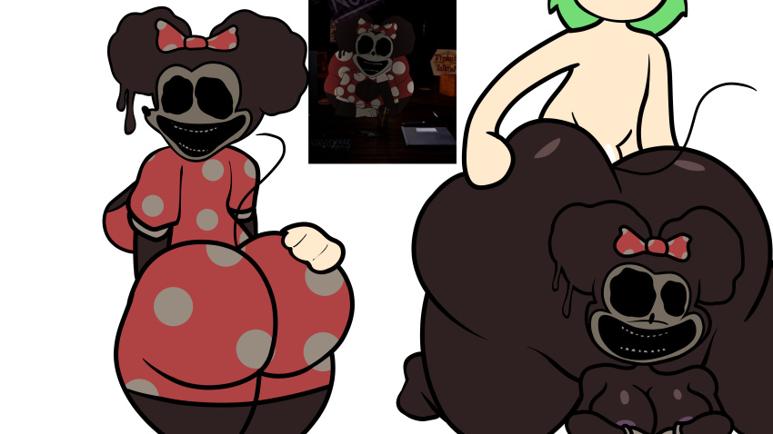 乳房 令人毛骨悚然 fat_ass fnati minnie_mouse mr.jeffrey 老鼠 reference_image 性别