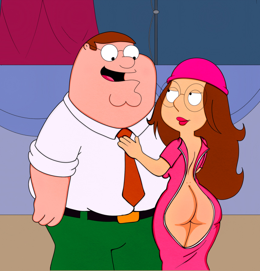 1boy 1girl 20th_ century_fox alter_version_available Artist_request 屁股 big_ass dat_ass dress family_guyfather_&_daughter 女 眼镜 帽子 乱伦 男性 男性/女性 meg_griffin no_bra no_panties no_underwear open_dress peter_griffin