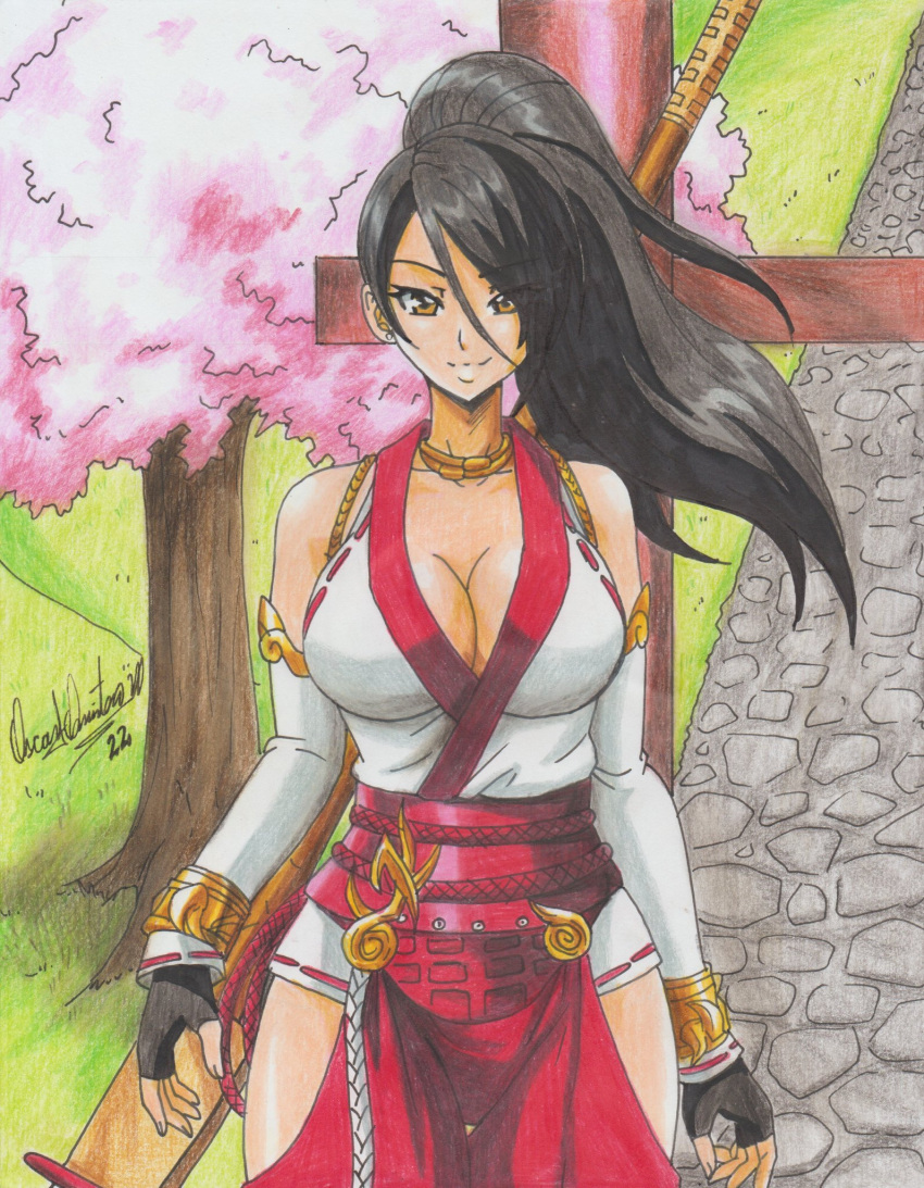 1girl 2022 诱人 裸露肩膀 大胸 黑发 樱桃花 乳沟 dead_or_alive dead_or_alive_6 dead_or_alive_xtreme dead_or_alive_xtreme_2 dead_or_alive_xtreme_3 dead_or_alive_xtreme_3_fortune dead_or_alive_xtreme_beach_volleyball dead_or_alive _xtreme_venus_vacation Fingerless_gloves 手套 High_res kunoichi long_hair momiji ninja_gaiden 马尾 ravern_clouk ravernclouk_design tecmo 树