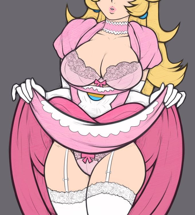 antiheld 乳房连衣裙 内裤 princess_peach 裙子裙子_lift