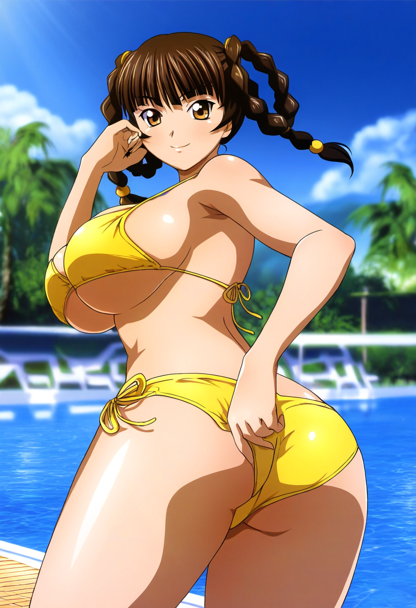 1girl 准确的艺术风格 诱人的屁股 裸腿 大胸 比基尼 棕色眼睛 棕色头发 乳沟 dead_or_alive dead_or_alive_2 dead_or_alive_3 dead_or_alive_4 dead_or_alive_5 dead_or_alive_6 dead_or_alive_xtreme dead_or_alive_xtreme_2 dead_or_alive_xtreme_3 dead_or_al ive_xtreme_3_fortune dead_or_alive_xtreme_beach_volleyball dead_or_alive_xtreme_venus_vacation doasuki lei_fang 摆姿势游泳_泳池 tecmo under_boob