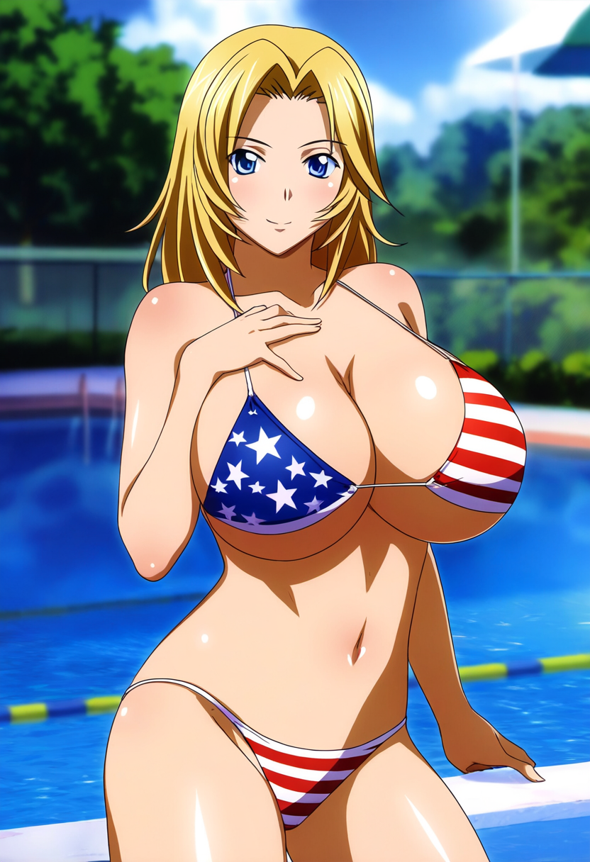 1girl 准确的艺术风格 诱人 american_flag_bikini 裸腿 大胸 比基尼 金发女郎 蓝眼睛 乳沟 dead_or_alive dead_or_alive_2 dead_or_alive_3 dead_or_alive_4 dead_or_alive_5 dead_or_alive_6 dead_or_alive_xtreme dead_or_alive_xtreme_2 dead_or_alive_2 me_3 dead_or_alive_xtreme_3_fortune dead_or_alive_xtreme_beach_volleyball dead_or_alive_xtreme_venus_vacation doasuki 冒充游泳馆 tecmo tina_armstrong under_boob