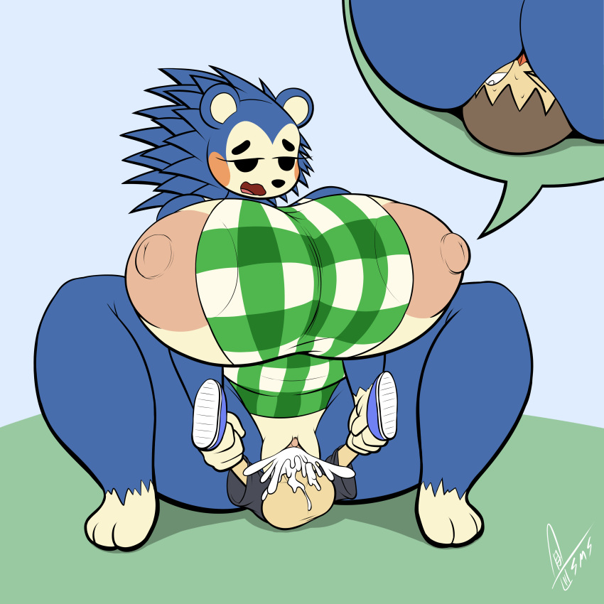 1boy 1girl荒谬的动物穿越人类围裙围裙只乳晕球beady_eyes big_breasts black_eyes blue_body blue_fur bodily_fluids底裤乳房brown_hair bubble_ass bubble_butt服装蹲伏暨cum_in_pussy cum_inside dialstick_limbs二人射精ecterect_nipples eulipotyphlan睫毛facesitting Female_domination女性_上装调教 毛皮 生殖器_液体 生殖器 绿色_围裙 灰色_下装 灰色_衣服 灰色_裤子 头发 刺猬 高分辨率 角质 角质_女性 巨大_乳房 人类怀孕insanely_hot Large_female mabel_able 男性哺乳动物 任天堂 乳头 on_top one_eye_close open_mouth 裤子穿透 Pink_reola Pink_nipples rosy_cheeks sex sexy sexy_ass sexy_body sexy_breasts waiting_on_another size_difference 臭味_肛门 臭味_屁股 臭味_pussy supermoonshroom 汗水 汗滴 棕褐色_身体 棕褐色_毛皮 棕褐色_皮肤厚_大腿 阴道_渗透 村民_ (animal_crossing) 白色围裙 Wide_hips