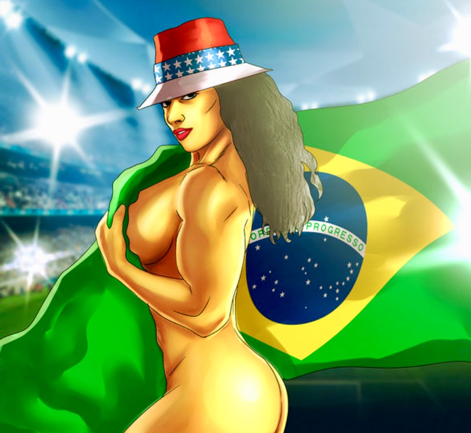 1girl 1girl 诱人的屁股 二头肌 巴西 brazilian_flag 乳房 棕色_皮肤 覆盖 弯曲的 dark_hair duo-03k fanart fit_female Fitness_model 帽子 High_res 臀部 karina_nascimento 腿 long_hairlooking_at_viewer 摩洛伊斯兰解放阵线 模型 肌肉 肌肉_女性 裸体 外面 splited_lips 海报 pinup_girls 摆姿势 round_ass 性感 side_view 侧臂 荡妇 Stadium_background 站立 大腿 紧身_屁股