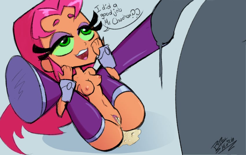 2024 乳房 卡通网络 暨 cum_in_pussy dc_comics dc_comics 眉毛 睫毛 green_eyes koriand'r 肚脐 open_mouth 橙色_皮肤 papersketch 阴茎 粉色_头发 星火 teen_titans teen_titans_go unseen_male_face