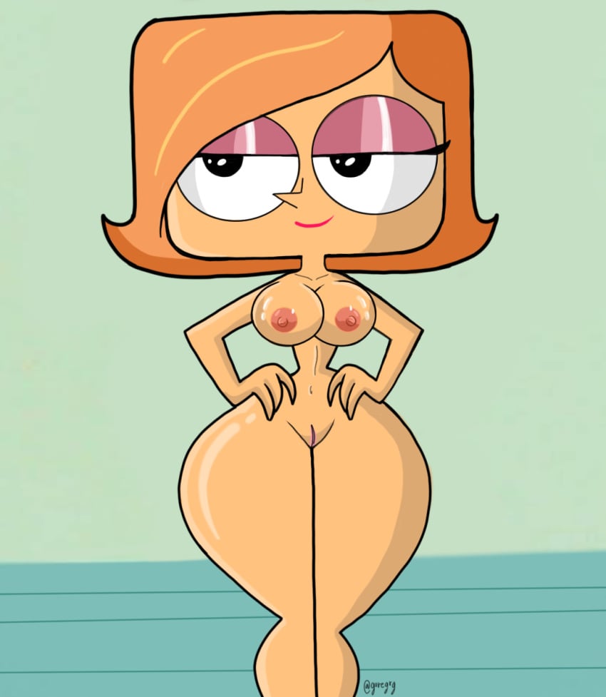 1girl 1girl 大屁股 大乳房 乳房 cartoon_network debbie_turnbull 绘画 熟女 裸体女性 乳头 裸体 裸体卡通 裸体女性 pawg 阴部 红发 机器人男孩 rule34draw
