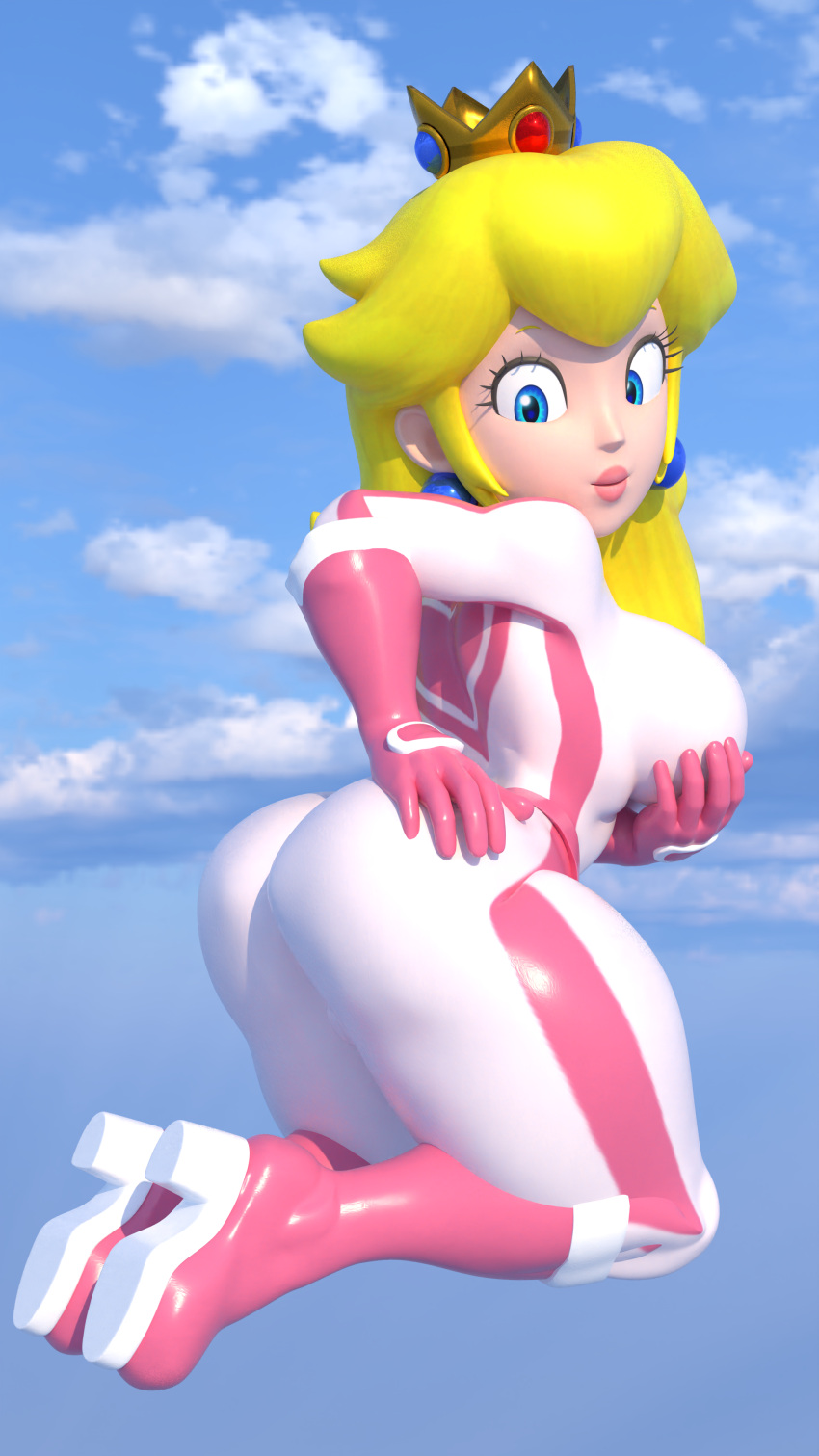 3d 3d_(艺术品) big_ass big_breasts infinit_eclipse princess_peach super_mario_bros。super_smash_bros。