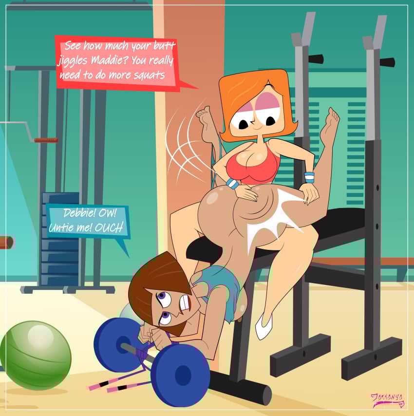 2021 2_girls 屁股 背影 大 大屁股 大屁股 大乳房 大乳房 大乳房 无底乳房 棕色头发 泡泡屁股 泡泡臀 卡通网络 服装 交叉 丹尼幻影 达卡尼亚 黛比·特恩布尔 黛比·特恩布尔 对话 胖屁股 胖屁股 女性 女性专属 女性统治 健身房 头发 大乳房 人类 大屁股 大屁股 回头 玛德琳·芬顿 成熟女性 熟女 熟女 尼克国际儿童频道 乳头 橙色头发 部分穿着 紫色眼睛 红唇膏 机器人男孩 短发 微笑 打屁股 泡泡 运动胸罩 文字 厚屁股 上身较重 丰满 重量 白皮肤 宽臀 锻炼 锻炼服装 尤里