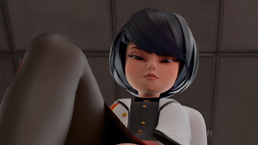 3d 3d_（艺术品）kagami_tsurugi looking_at_viewer looking_down miraculous_ladybug