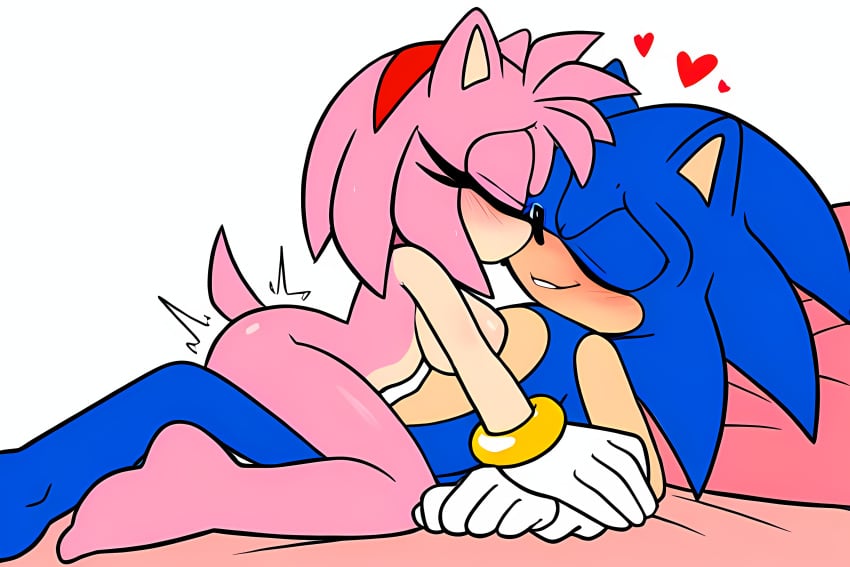 1boy 1girl 1girl ai_generated amy_rose 拟人化 蓝色皮毛 蓝色头发 脸红 乳房 闭上眼睛 女牛仔姿势 刺猬 亲吻 男性 雄性/雌性 mobian_(物种) novelai 裸体 粉红色皮毛 粉红色头发 啮齿动物 sega 性 微笑 sonic_the_hedgehog