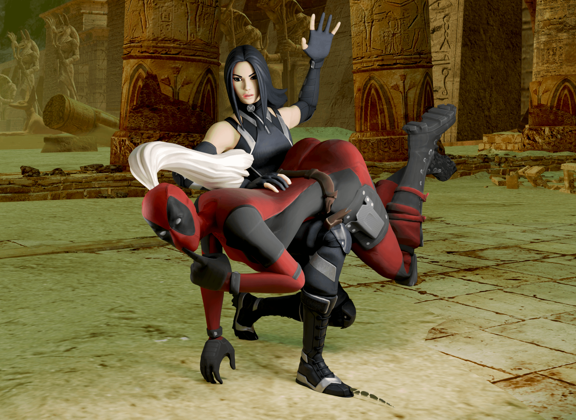 X-23 打屁股女士死侍(KinkBlink)（漫威漫画） - Rule 34