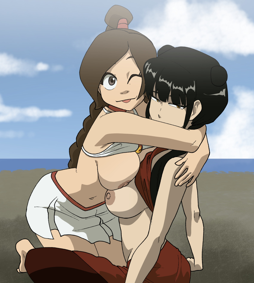 2_girls :p absurd_res 手臂支撑 亚洲女性 不对称对接 头像：the_last_airbender 赤脚 海滩 大胸 大胸 大胸 比基尼 比基尼上衣掀起 黑发 钝刘海 辫子 乳房上乳房 乳房露出 乳房在一起 乳房接触 棕色头发 休闲裸体 颈链 冷却器 深色乳头 日 面无表情 裸露乳房 仅限女性 火国 朋友 全身眩光 团团 灰色眼睛 快乐 大胸 拥抱 inker_comics inkershike 浅肤色的女性 长发 看着观众 mai_(头像) 多个女孩 裸体女性 户外裸体 户外 好玩的 坐在地上 短裙 扫过刘海 泳衣 泳衣掀起 舌头 舌头伸出 上衣掀起 双马尾 ty_lee健康眨眼黄眼睛