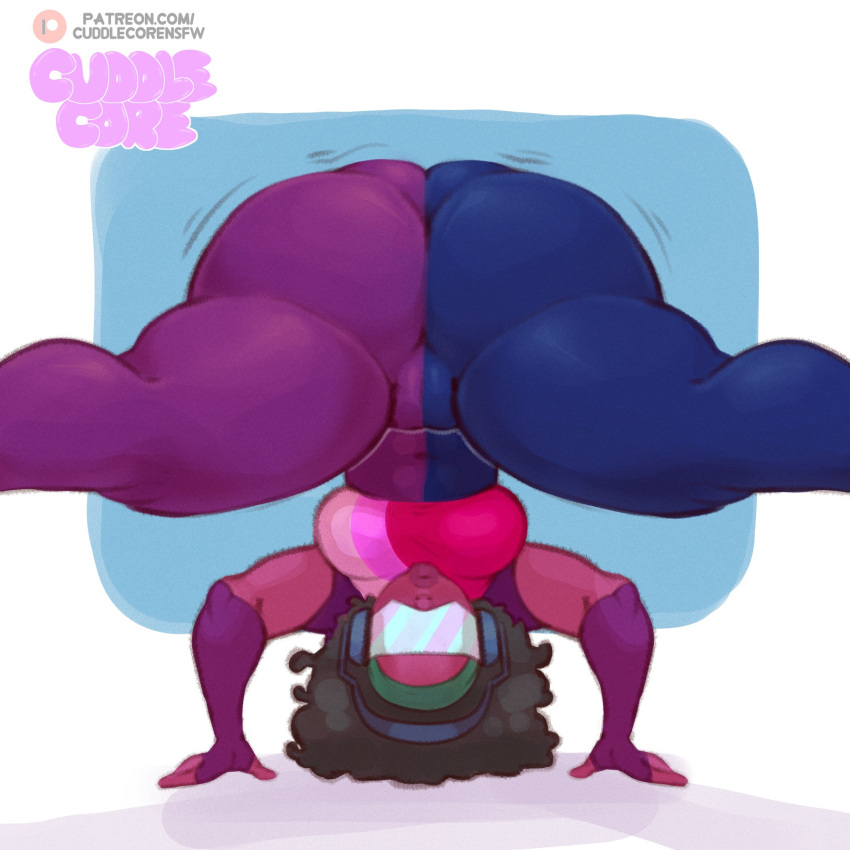 1girl 屁股 大屁股 乳房 拥抱核心 dat_ass Female_only fusion 石榴石_(steven_universe) gem_(species) gem_fusion 头发倒立 多色_身体姿势 独奏_女性 独奏_焦点 spin_kick 分裂 方头 steven_universe 厚屁股 厚大腿 紧身衣服 从背后观看 性感 性感_女性