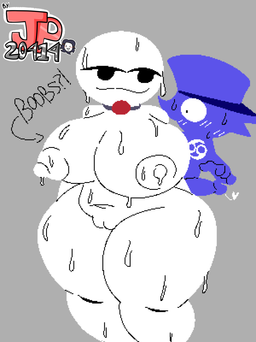 big_ass big_breasts big_penis big_thighs blue_skin男朋友_(friday_night_funkin) 乳房friday_night_funkin friday_night_funkin_mod grey_background jp20414(艺术家) kumgay ourple_guy_(fnf_mod) ourple_guy_(kiwiquest) Pixel_(artwork) Pixel_art White_skin